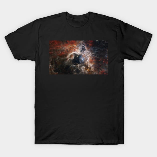 A Cosmic Tarantula James Webb Space Telescope T-Shirt by podartist